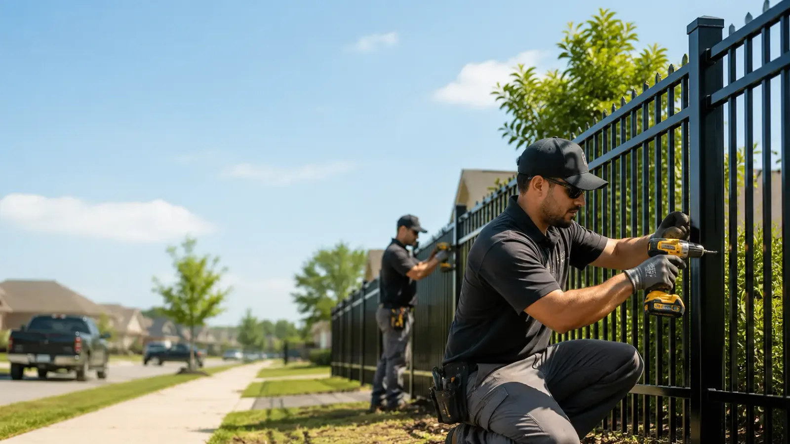 Metal Fence Installation in Flora, LA